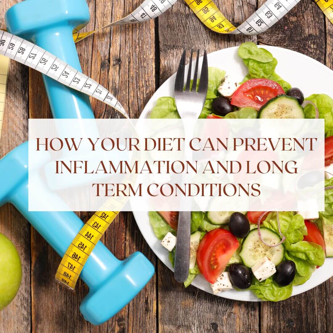 How your Diet can prevent inflammation and long-term conditions